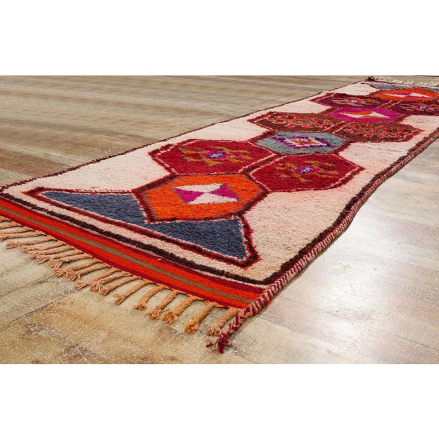 Textile Vintage Kurdish Tribal Rug Runner - 03'05 X 12'00 For Sale - Image 7 of 9