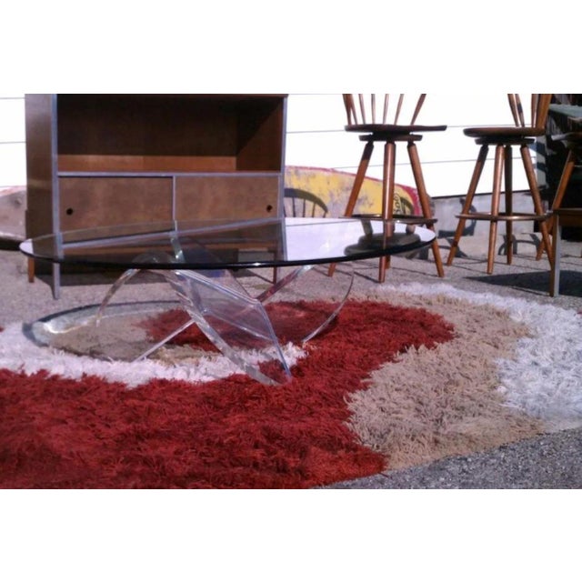 1960s Mid-Century Knut Hesterberg Ronald Schmidt Lucite Propeller Cocktail Table For Sale - Image 12 of 12