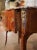 Brown 19th Century French Louis XVI Rosewood Marquetry Console With Rouge Marble For Sale - Image 8 of 13