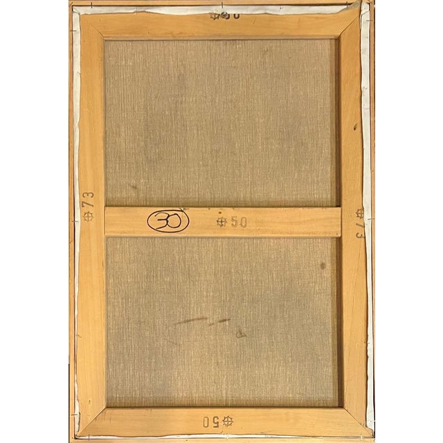 Vivaldo Martini, Abstract Composition No.7, Oil on Canvas For Sale - Image 10 of 11