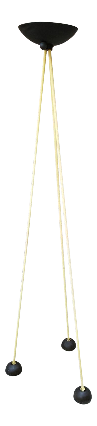 yellow tripod floor lamp