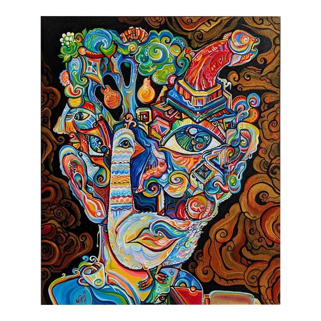 Alexander Arshansky, "Nutritional Values" Abstract/Cubist Piece For Sale