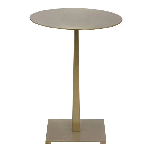 NOIR Stiletto Side Table in Antique Brass For Sale
