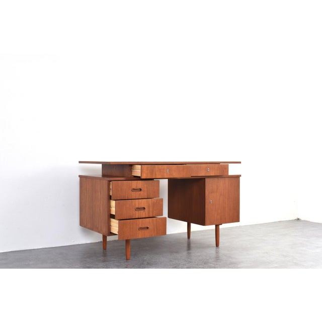 Mid-Century Teak Desk, 1960s For Sale - Image 12 of 18