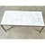 Metal Early 20th Century French White Marble & Brass Coffee Table in the Maison Jansen Style For Sale - Image 7 of 12