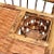 Mid 20th Century Burnt Tortoise Wood Bamboo Breakfast Bed Tray With Magazine Rack and Cup Holder For Sale - Image 5 of 11
