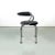 Italian Modern Chairs in Black Rubber and Metal by Airon, 1980s, Set of 4 For Sale - Image 3 of 13