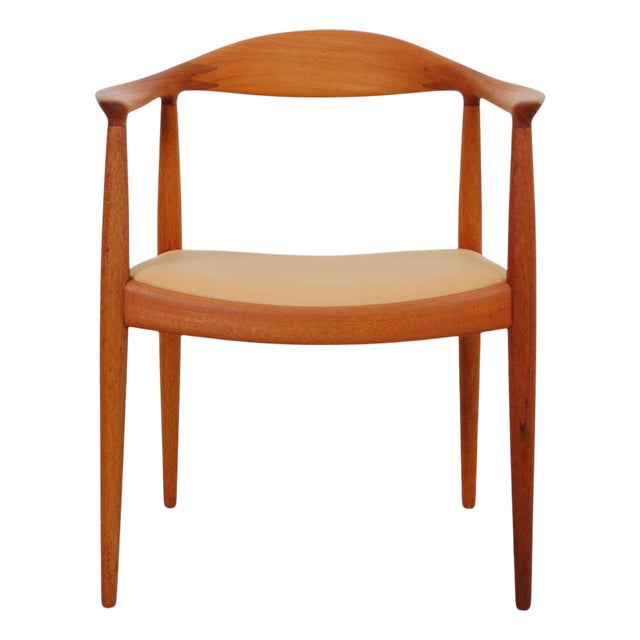 The Chair in Mahogany by Hans Wegner, 1960s For Sale