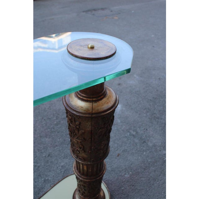 Console Table with Crystal Top by Pier Luigi Colli, 1940s For Sale - Image 13 of 17