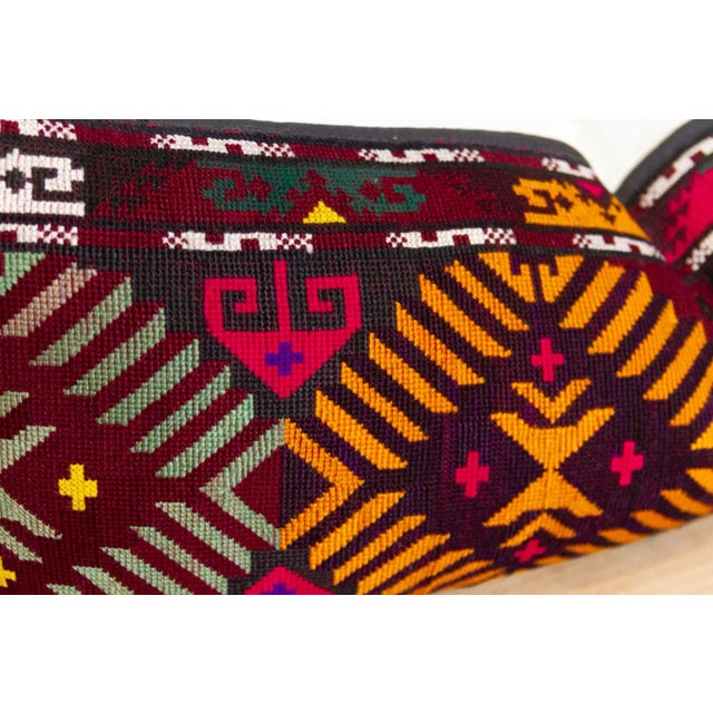 Esin Antique Lakai Tribe Linen Pillow For Sale - Image 4 of 8