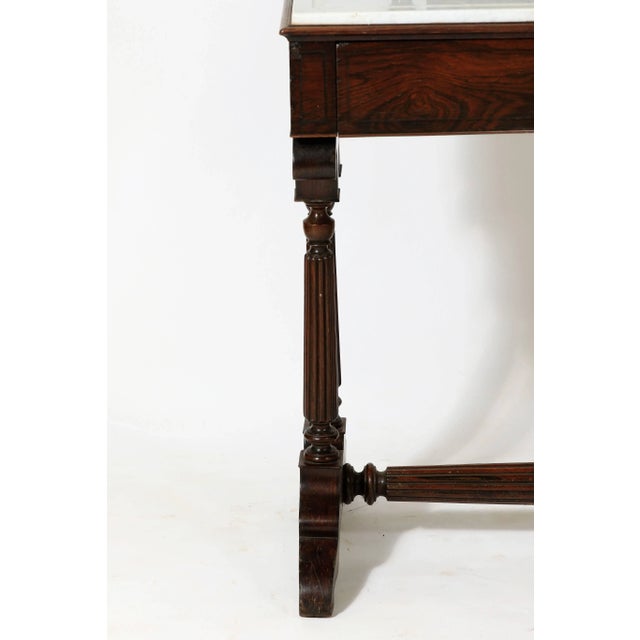 Tan Louis Philippe Mahogany Dressing Table For Sale - Image 8 of 10