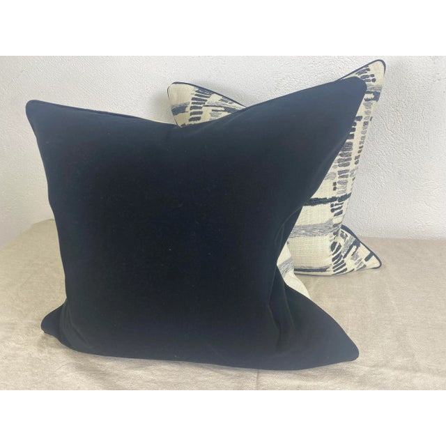 Modern Plush Chenille Pillows/A Pair. For Sale In Philadelphia - Image 6 of 8