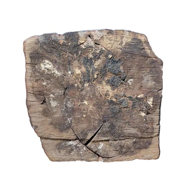 Burmese Monk Carved Wood Sculpture, Early 1900s For Sale - Image 4 of 8