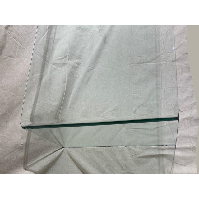 Early 21st Century Wonderful Vintage Bent Glass Coffee Table For Sale - Image 5 of 5