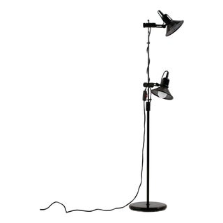 Vintage Metal Floor Lamp, 1980s For Sale