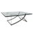 Model 1150 Coffee Table in Glass and Metal from Rolf Benz For Sale - Image 9 of 9
