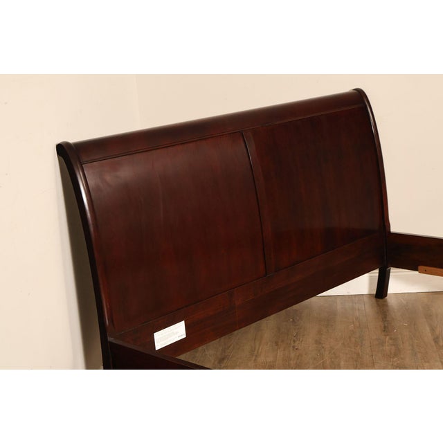 Stickley Cherry King Size Sleigh Bed For Sale In Philadelphia - Image 6 of 18