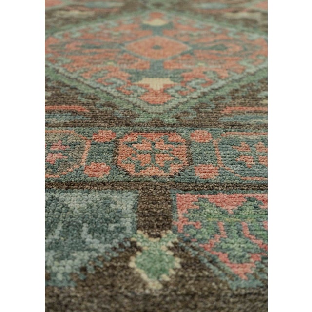 Turkish Turkish Oushak Rug 2'9" x 8'4" #20222 For Sale - Image 3 of 8