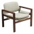 Mid-Century Wengé Lounge Chair, 1970s For Sale