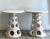 Mid-Century Modern Vintage Italian Marble Cutout Side Tables - A Pair For Sale - Image 3 of 14