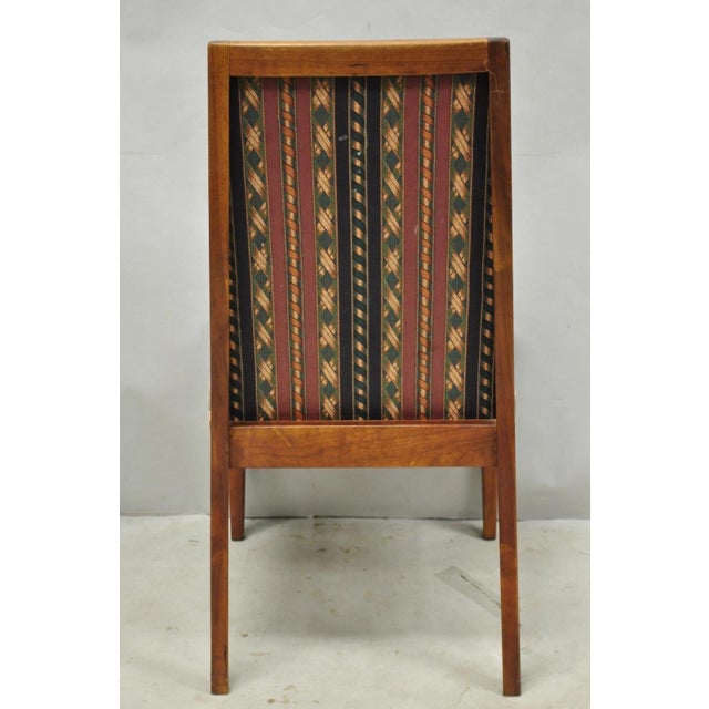 Vintage Mid Century Modern Walnut Dining Room Chairs by Dillingham - Set of 6 For Sale - Image 16 of 18