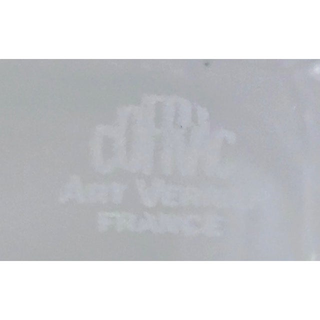 1970s Cofrac Art Verrier Freeform Crystal Centerpiece Bowl – France For Sale - Image 12 of 12