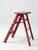 Wood Vintage Red Wooden Step Ladder For Sale - Image 7 of 16