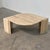 Contemporary Italian Sculptural Eye-Shaped Coffee Table in Travertine, 1980s For Sale - Image 3 of 13