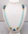 Vintage 1960s Signed Pauline Rader Beaded Art Glass Sautoir Necklace For Sale - Image 4 of 9