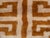 Custom Beni Mrirt wool runner handwoven in an abstract Berber design with blush and copper wool and tassels on both ends....
