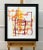 Early Abstract Painting Red Yellow Orange on White Background by British Artist For Sale - Image 10 of 13