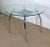 Vintage Chrome and Glass Metal Table, 1970s For Sale - Image 3 of 14