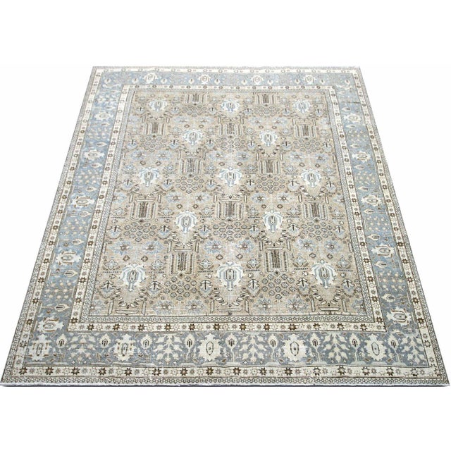 1940s 1940s Persian Tabriz Rug For Sale - Image 5 of 6