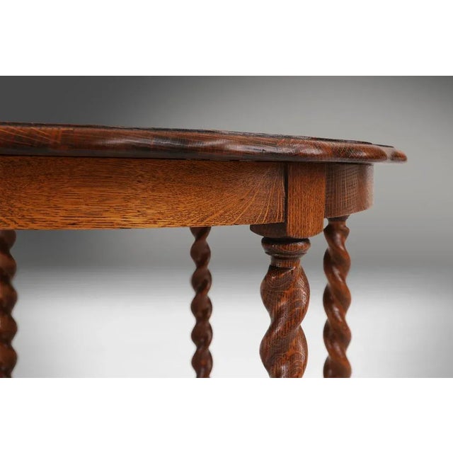 Oak Side Table, 1890s For Sale - Image 11 of 12