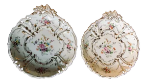 Rococo Pierced Edge Plates - Set of 2