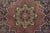 Tabriz Rug 6’9” X 9’11” Purple Wool Vintage Distressed Hand-Knotted Carpet For Sale In Philadelphia - Image 6 of 15