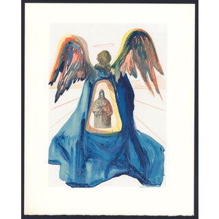 1963 Dalí Divine Comedy Engraving Purgatoire Chant 33 "Dante Purifié" (Dante Purified) For Sale