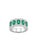 Modern Natural 18k Gold Emerald Halo Ring With 1.06ct Diamonds, New For Sale - Image 3 of 8