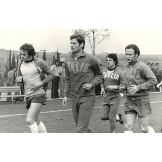 Agenzia Giornalistica Italia Photographer, Portrait of Rocca, Capello, Facchetti and Chinaglia, Vintage Photograph, 1970s For Sale
