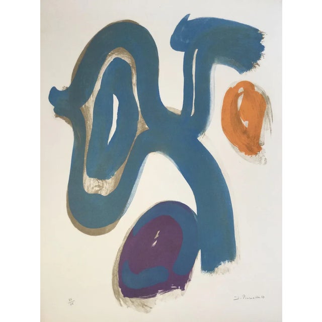 James Pichette, Composition, 1969, Original Lithograph For Sale - Image 4 of 5