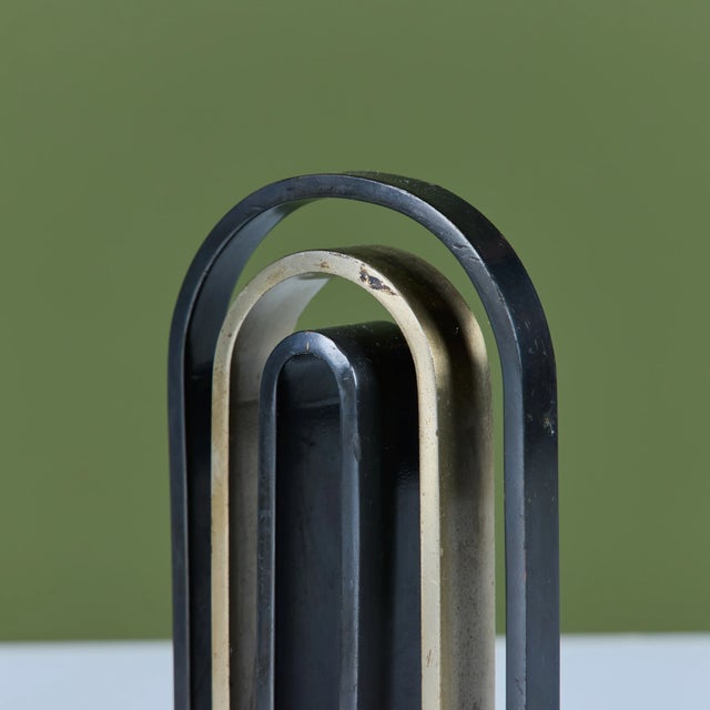 Pair of Arch Bookends by Walter von Nessen for Chase USA For Sale - Image 15 of 18