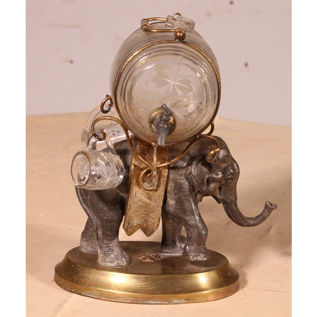 Small Liqueur Cellar with Elephant For Sale - Image 5 of 13