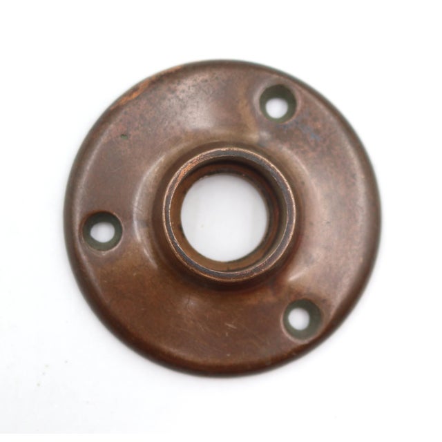 Vintage Classic Style Brass Passage Door Knob Set For Sale - Image 10 of 12