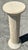 Almond Vintage Coastal Washed Pencil Reed Pedestal For Sale - Image 8 of 10