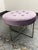 Modern Oly Studio Jonathan Tufted Round Stool For Sale - Image 3 of 12