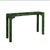 Contemporary Matthew Izzo Home Evelyn Emerald Green Burl Wood Console Table For Sale - Image 3 of 7