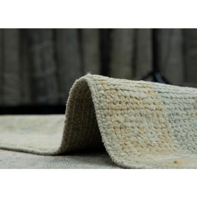 Textile Turkish Oushak Rug 3'9" x 5'8" #17347 For Sale - Image 7 of 8