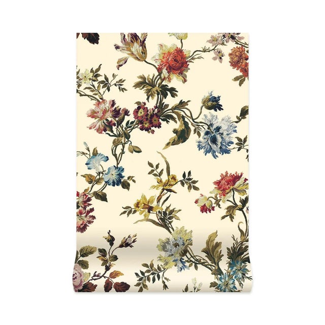 Not Yet Made - Made To Order House of Hackney Rosetta Wallpaper - Ecru, Sample For Sale - Image 5 of 5