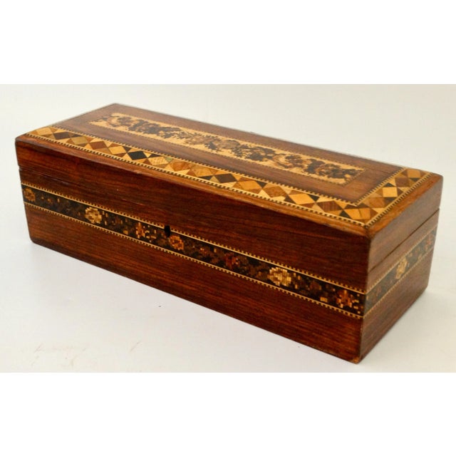 Antique English Micro Mosaic Tunbridge Box For Sale - Image 11 of 11