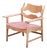 Vintage Razor Blade Oak Chair by Henning Kjærnulf for Nyrup Furniture Factory, 1960s For Sale